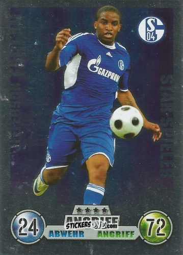 Figurina Jefferson Farfan - German Fussball Bundesliga 2008-2009. Match Attax n. 287 - Topps