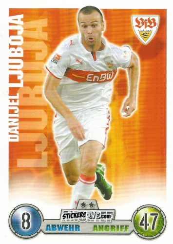 Cromo Danijel Ljuboja - German Fussball Bundesliga 2008-2009. Match Attax n. 303 - Topps