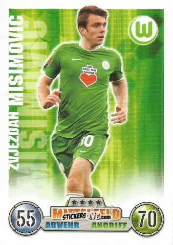 Cromo Zvjezdan Misimovic - German Fussball Bundesliga 2008-2009. Match Attax n. 318 - Topps