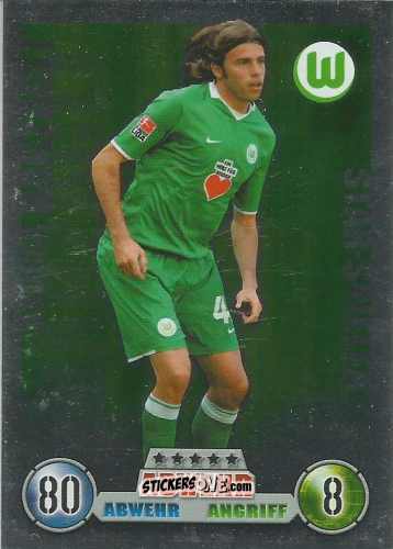 Sticker Andrea Barzagli - German Fussball Bundesliga 2008-2009. Match Attax n. 323 - Topps