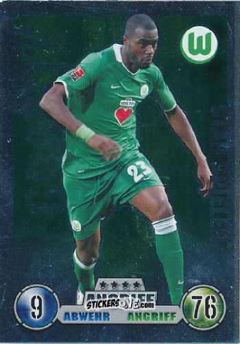 Sticker Grafite - German Fussball Bundesliga 2008-2009. Match Attax n. 324 - Topps