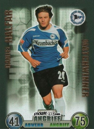 Sticker Daniel Halfar - German Fussball Bundesliga 2008-2009. Match Attax n. 329 - Topps