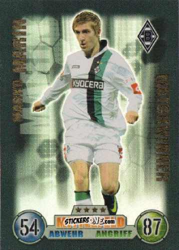 Cromo Marko Marin - German Fussball Bundesliga 2008-2009. Match Attax n. 364 - Topps