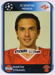 Sticker Martin Stranzl - UEFA Champions League 2010-2011 - Panini