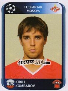 Sticker Kirill Kombarov - UEFA Champions League 2010-2011 n. 387 - Panini