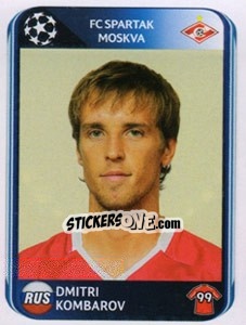 Sticker Dmitri Kombarov - UEFA Champions League 2010-2011 n. 388 - Panini