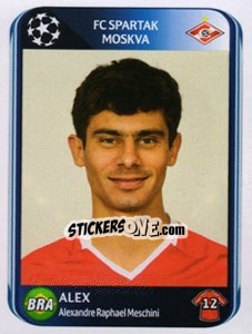 Sticker Alex - UEFA Champions League 2010-2011 n. 389 - Panini