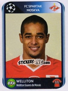 Sticker Welliton - UEFA Champions League 2010-2011 n. 395 - Panini