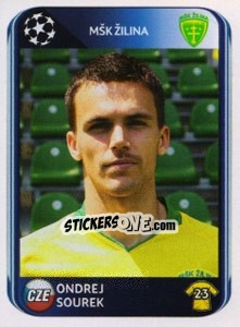 Sticker Ondrej Sourek - UEFA Champions League 2010-2011 - Panini