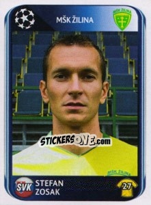 Sticker Stefan Zosak - UEFA Champions League 2010-2011 - Panini