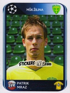 Cromo Patrik Mraz - UEFA Champions League 2010-2011 - Panini