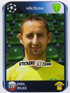 Cromo Emil Rilke - UEFA Champions League 2010-2011 n. 405 - Panini