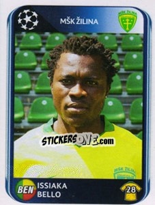 Sticker Issiaka Bello - UEFA Champions League 2010-2011 - Panini