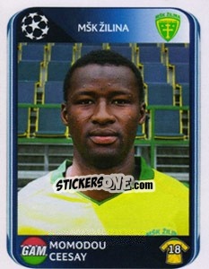 Cromo Momodou Ceesay - UEFA Champions League 2010-2011 - Panini