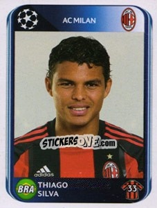 Sticker Thiago Silva - UEFA Champions League 2010-2011 n. 416 - Panini