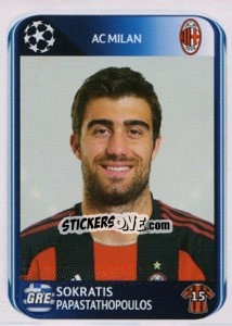 Sticker Sokratis Papastathopoulos - UEFA Champions League 2010-2011 n. 417 - Panini