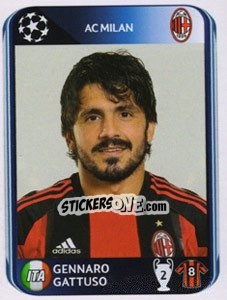Sticker Gennaro Gattuso - UEFA Champions League 2010-2011 n. 421 - Panini