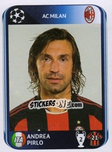 Sticker Andrea Pirlo - UEFA Champions League 2010-2011 n. 422 - Panini