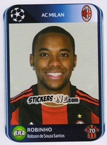 Figurina Robinho - UEFA Champions League 2010-2011 - Panini