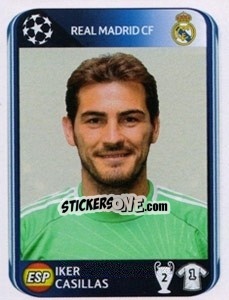 Cromo Iker Casillas - UEFA Champions League 2010-2011 - Panini