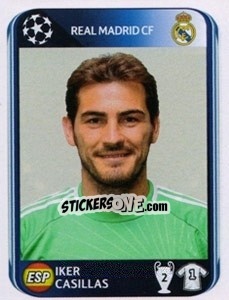 Sticker Iker Casillas - UEFA Champions League 2010-2011 n. 431 - Panini