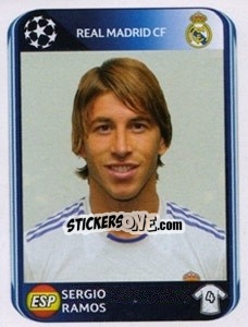 Sticker Sergio Ramos - UEFA Champions League 2010-2011 - Panini