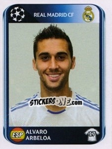 Sticker Alvaro Arbeloa - UEFA Champions League 2010-2011 n. 434 - Panini