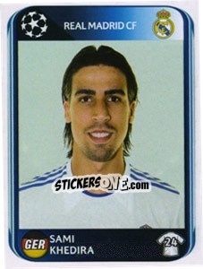 Sticker Sami Khedira - UEFA Champions League 2010-2011 n. 438 - Panini