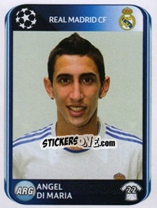 Cromo Angel Di Maria - UEFA Champions League 2010-2011 - Panini