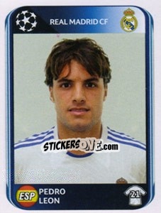 Sticker Pedro Leon - UEFA Champions League 2010-2011 n. 441 - Panini