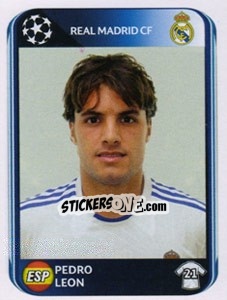 Figurina Pedro Leon - UEFA Champions League 2010-2011 - Panini