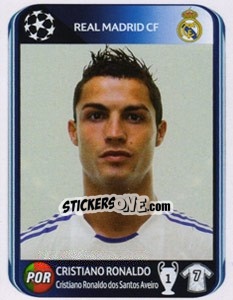 Sticker Cristiano Ronaldo - UEFA Champions League 2010-2011 n. 444 - Panini