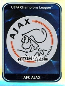 Cromo AFC Ajax Badge - UEFA Champions League 2010-2011 - Panini