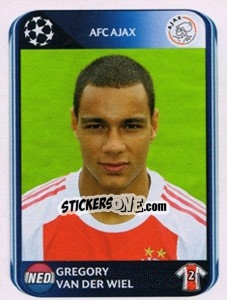 Sticker Gregory van der Wiel - UEFA Champions League 2010-2011 n. 449 - Panini