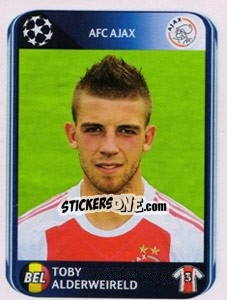 Sticker Toby Alderweireld - UEFA Champions League 2010-2011 n. 451 - Panini