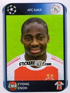 Sticker Eyong Enoh - UEFA Champions League 2010-2011 n. 457 - Panini