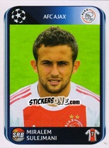 Sticker Miralem Sulejmani - UEFA Champions League 2010-2011 n. 461 - Panini