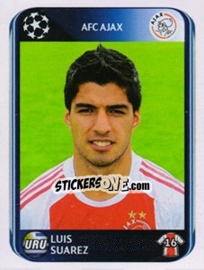 Sticker Luis Suarez - UEFA Champions League 2010-2011 n. 462 - Panini