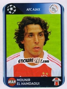 Cromo Mounir El Hamdaoui - UEFA Champions League 2010-2011 - Panini