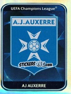 Sticker AJ Auxerre Badge - UEFA Champions League 2010-2011 n. 464 - Panini