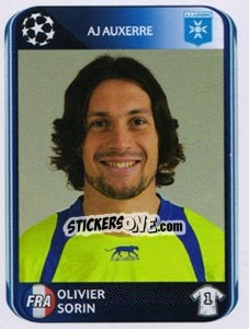 Sticker Olivier Sorin - UEFA Champions League 2010-2011 n. 465 - Panini