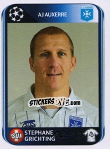 Sticker Stephane Grichting - UEFA Champions League 2010-2011 n. 466 - Panini