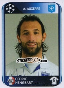 Sticker Cedric Hengbart - UEFA Champions League 2010-2011 - Panini