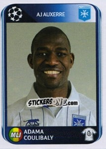 Sticker Adama Coulibaly - UEFA Champions League 2010-2011 - Panini