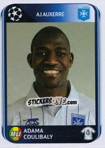 Figurina Adama Coulibaly - UEFA Champions League 2010-2011 - Panini