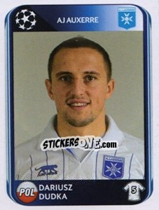 Sticker Dariusz Dudka - UEFA Champions League 2010-2011 - Panini