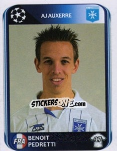 Sticker Benoit Pedretti - UEFA Champions League 2010-2011 n. 472 - Panini