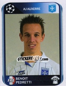 Sticker Benoit Pedretti - UEFA Champions League 2010-2011 - Panini