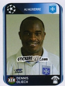 Sticker Dennis Oliech - UEFA Champions League 2010-2011 n. 478 - Panini
