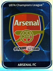 Sticker Arsenal FC Badge - UEFA Champions League 2010-2011 n. 481 - Panini